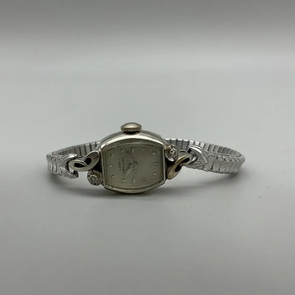 Vintage Hamilton Lady Hamilton Womens Watch 14mm 10K Gold Biggs Cocktail Manual